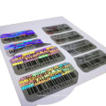 Custom barcode VOID tamper evident security 3D laser hologram packaging label sticker